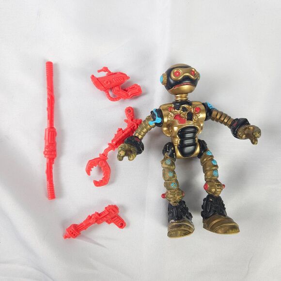 VTG 1990 TMNT Fugitoid Action Figure Teenage Mutant Ninja Turtles - Complete - Picture 2 of 6